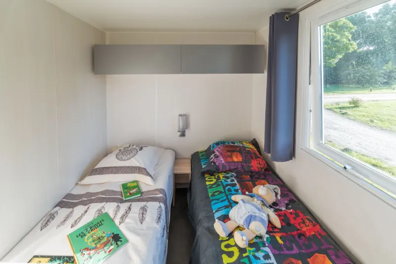 Mobil-Home Simply "O" : 2 Chambres + Terrasse Intégrée + Tv (27M²/2014)