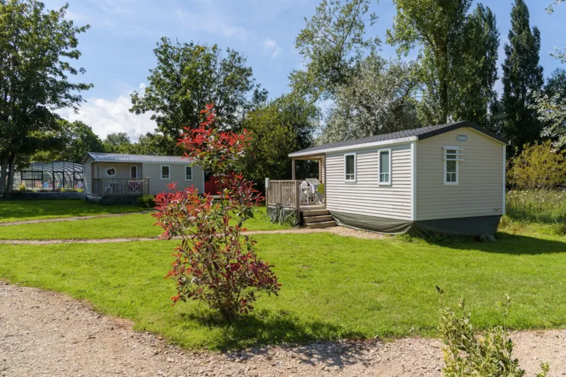 Mobil-Home Simply "O" : 2 Chambres + Terrasse Intégrée + Tv (27M²/2014)