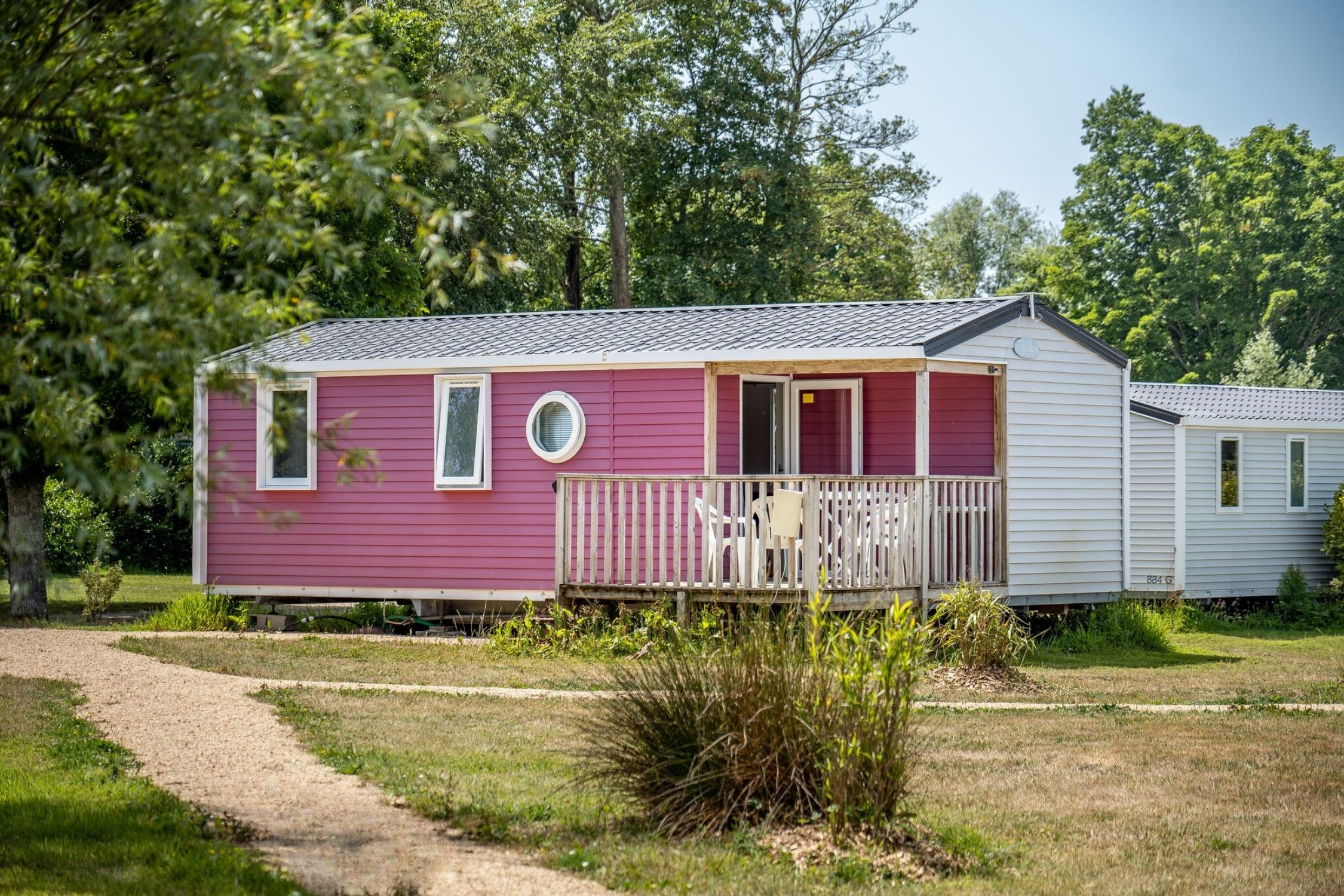 Mobil-home SIMPLY O'HARA 3 chambres + Terrasse intégrée + TV (31m²/2014)