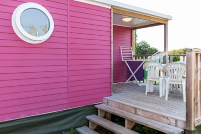 SIMPLY  Mobile Home : 3 bedrooms + Integrated terrace + TV (31m² / 2014) — 4