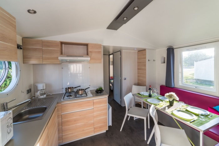 Mobil-Home Simply O'hara 3 Chambres + Terrasse Intégrée + Tv (31M²/2014)