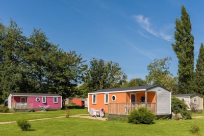 SIMPLY  Mobile Home : 3 bedrooms + Integrated terrace + TV (31m² / 2014) — 9
