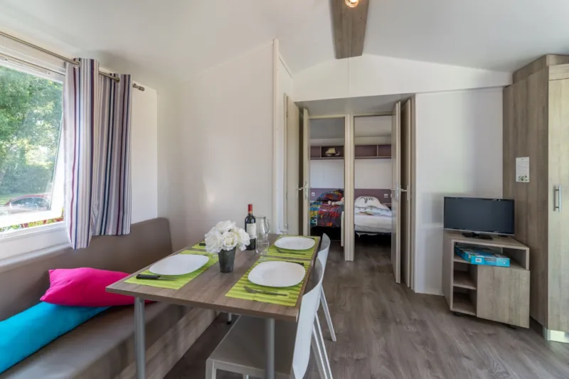 Mobil-Home Simply  : 3 Chambres + Terrasse + Tv (32M²/2013)