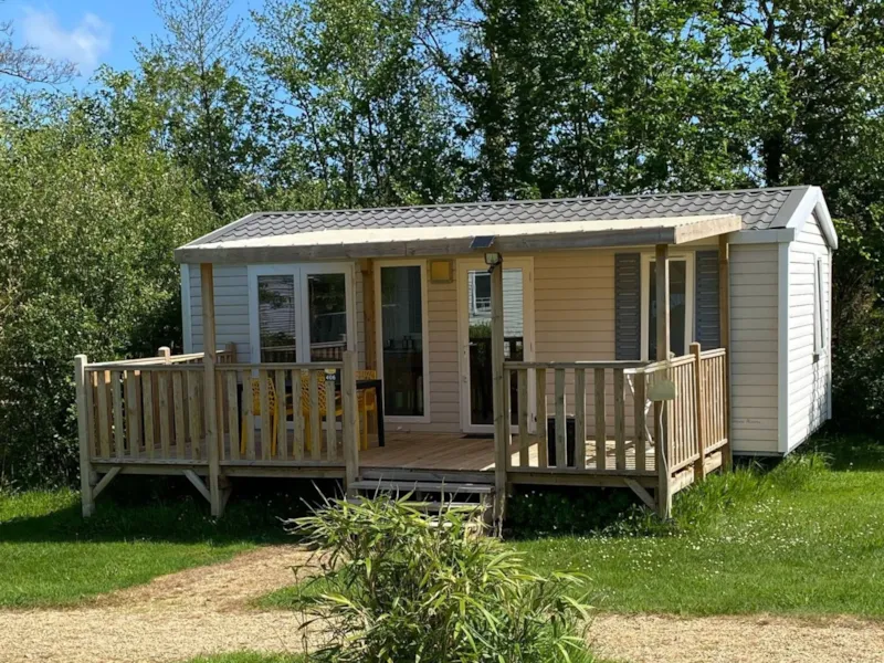 Mobil-Home Simply  : 2 Chambres + Terrasse + Tv (27 M²/2013)