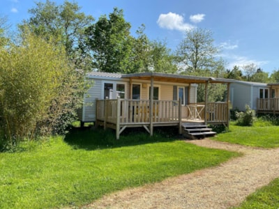 SIMPLY RIVIERA Mobile Home: 2 bedrooms + Terrace + TV (27 m² / 2013) — 1