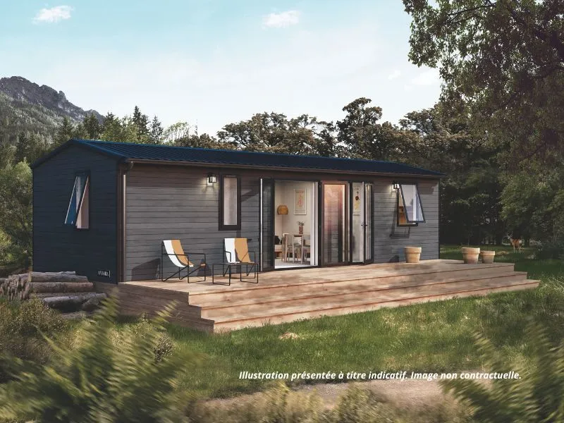 Location - Lodge Ô Confort : 3 Chambres / 2 Salles De Bain + Terrasse Couverte + Tv (40M²/2026) - Domaine de Mesqueau