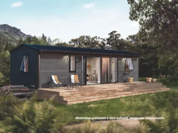 Location - Lodge Ô Grand Large : 3 Chambres / 2 Salles De Bain + Terrasse Couverte + Tv (40M²/2026) - Domaine de Mesqueau