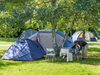 Emplacement - Emplacement Tente Ou Caravane : 1 Personne + 1 Voiture + Électricité - Domaine de Mesqueau