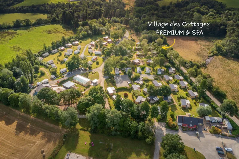 Cottage Premium & Spa :  2 Chambres + Terrasse Couverte + Lave-Vaisselle + Tv (32M²/2024)