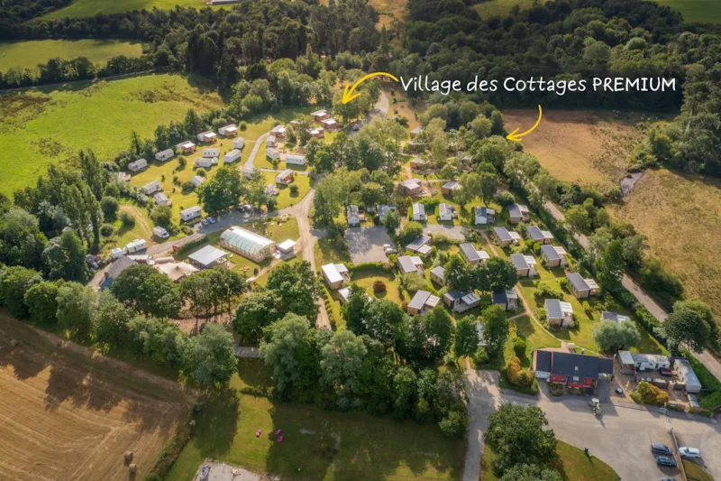 Cottage Premium : 2 Chambres + Terrasse Couverte + Lave-Vaisselle + Tv (32M²/2024)