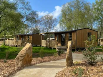 Location - Lodge Cozy "844" : 2 Chambres + Terrasse Couverte + Lave-Vaisselle + Tv (32M²/2026) - Domaine de Mesqueau