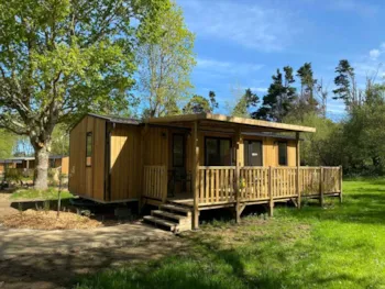 Accommodation - Lodge Ô Comfort : 3 Bedrooms + 2 Bathrooms + Covered Terrace + Dishwasher + Tv (40 M²/2026) - Domaine de Mesqueau