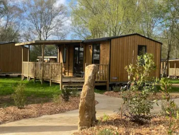 Accommodation - Cozy Lodge "804": 2 Bedrooms + Covered Terrace + Dishwasher + Tv (30 M² / 2026) - Domaine de Mesqueau