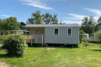 Location - Mobil-Home Simply " Rando" : 2 Chambres + Terrasse Intégrée + Tv (25M²/2014) - Domaine de Mesqueau