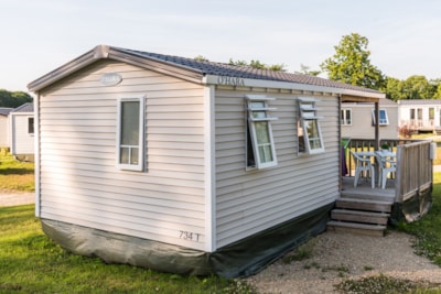 SIMPLY "Rando" Mobile Home: 2 bedrooms + Built-in terrace + TV (25 m² / 2014)
