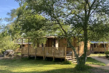 Location - Lodge Cozy "844" : 2 Chambres + Terrasse Couverte + Lave-Vaisselle + Tv (32M²/2026) - Domaine de Mesqueau
