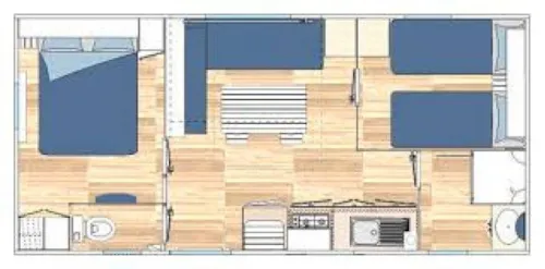 Accommodation - Mobile Home Soft - 2 Bedrooms - image n°8 - Camping Acacias