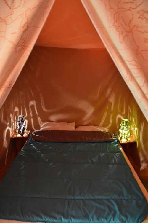 Huuraccommodatie(s) - Tent Lodge Family - 2 Slaapkamers - image n°5 - Camping Acacias