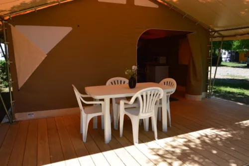Huuraccommodatie(s) - Tent Lodge Family - 2 Slaapkamers - image n°3 - Camping Acacias
