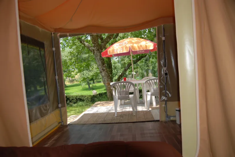 Bungalow Toilé Caraïbes 20M² Avec Terrasse 10.5M² - Sans Sanitaire 2 Chambres