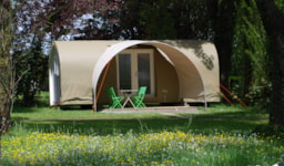 Huuraccommodatie(s) - Lodge Coco Sweet 16M² - 2 Slaapkamers - Zonder Eigen Sanitair - Camping Les Tournesols