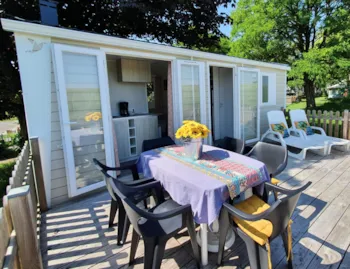 Accommodation - Mobilhome Evolution 45M² (24M²+Terrace Of  21M²)- 2  Bedroooms - Camping Les Tournesols