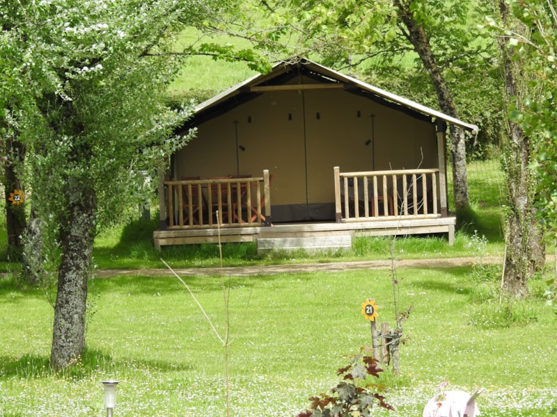 Tenda Safari KENYA 30m² - 2 camere - senza sanitari