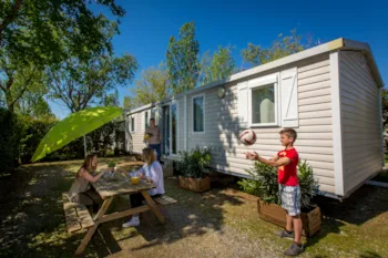 Mietunterkunft - Mobilheim Irm Super Apollon S1 (8 Schlafmöglichkeiten) - Camping MARINA PLAGE