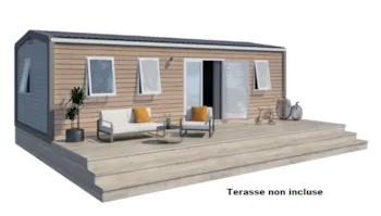 Mietunterkunft - Mobilheim L8 Super Cordelia (6 Schlafmöglichkeiten) - Camping MARINA PLAGE