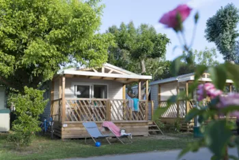 Mietunterkunft - Mobilheim Loggia - Camping LA PRESQU'ILE DE GIENS