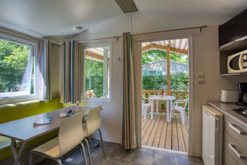 Mobil-Home Astria 16M² - 1 Chambre - Terrasse Couverte 10M² - Tv