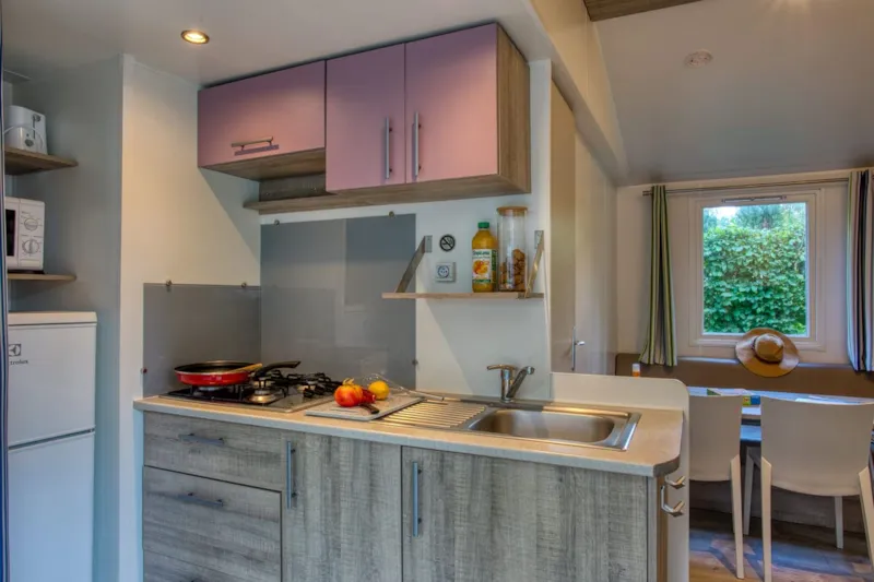 Mobil-Home Super Vénus 22M² - 2 Chambres - Terrasse Semi-Couverte 12M² - Tv