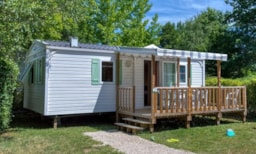 Alojamiento - Mobilhome Mercure Family 26M² - 2 Habitaciones - Terraza Semi-Cubierta 11M² - Camping du Lac de Groléjac en Dordogne