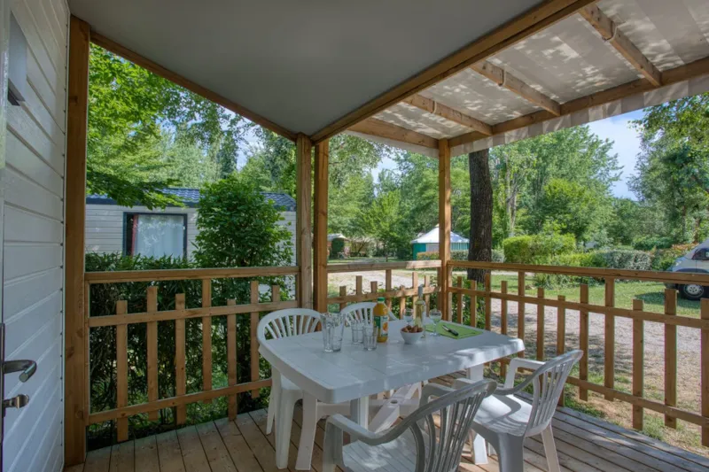 Mobil-Home Malaga 27M² - 2 Chambres - Terrasse Couverte 8M² - Tv