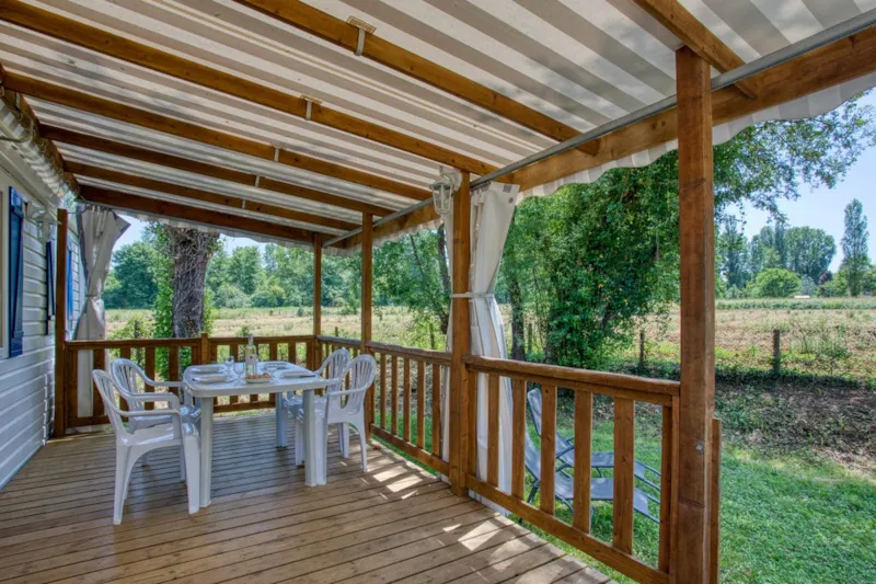 Mobil-Home Super Sélénia 35M² - 2 Chambres - Terrasse Couverte 15M² - Tv - Lave Vaisselle