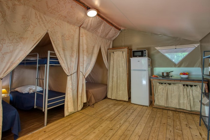 Lodge Canada 20M² - 2 Chambres - Terrasse Couverte 13M²