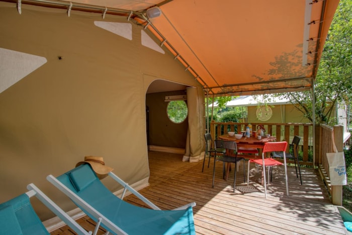 Lodge Canada 20M² - 2 Chambres - Terrasse Couverte 13M²