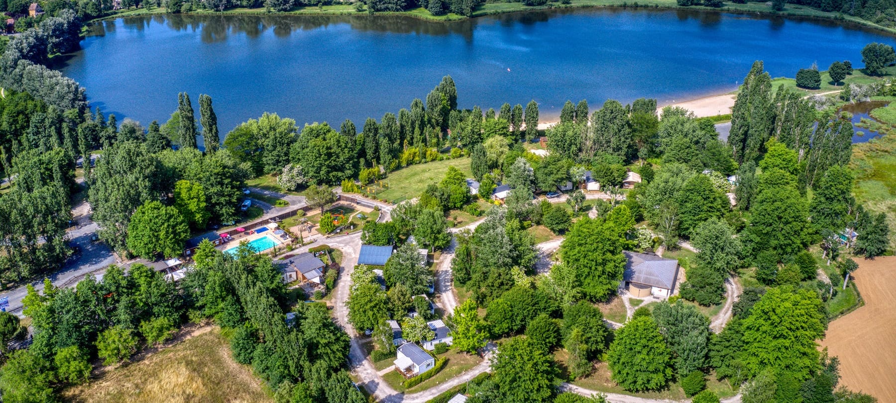 Camping du Lac de Groléjac en Dordogne — Photo 1