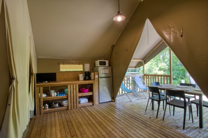 Lodge Wood 23M² - 2 Chambres - Terrasse Couverte 12M²