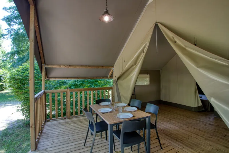 Lodge Wood 23M² - 2 Chambres - Terrasse Couverte 12M²