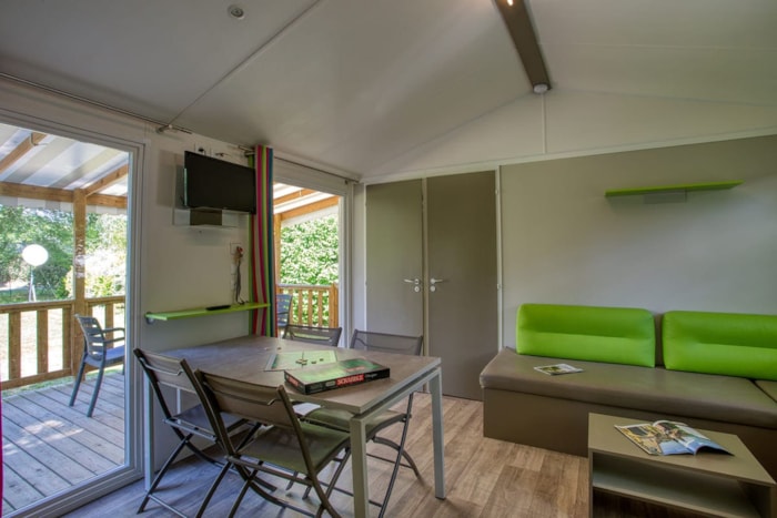 Mobil-Home Nirvana 33M² - 3 Chambres - Terrasse Semi-Couverte 15M² - Tv