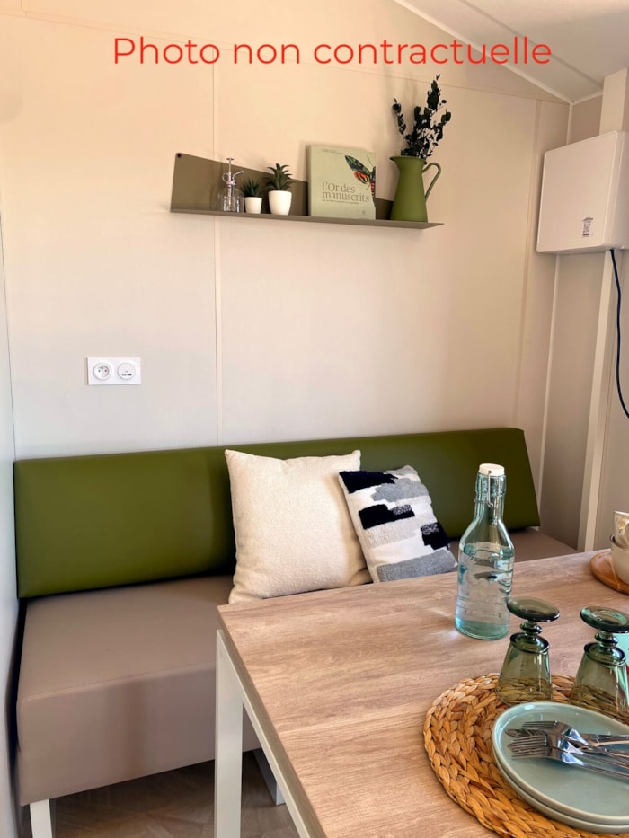 Mobil-Home Bahia Compact 20M² - 1 Chambre - Terrasse Couverte 11M² - Tv