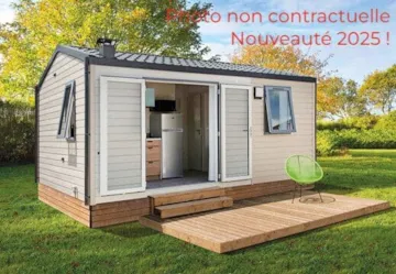 Huuraccommodatie(s) - Stacaravan Bahia Compact 20M² - 1 (Slaap)Kamer - Overdekt Terras 11M² - Tv - Camping du Lac de Groléjac en Dordogne