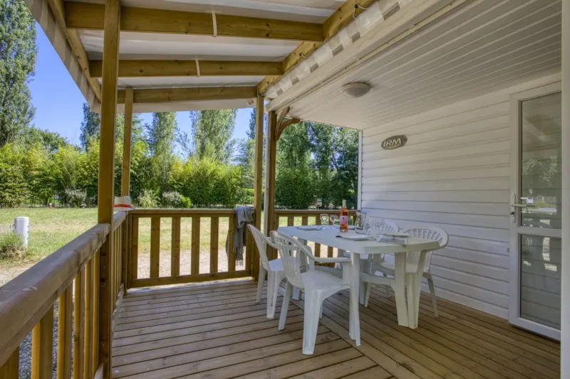 Mobil-Home Loggia 24M² - 2 Chambres - Terrasse Couverte 9M² - Tv