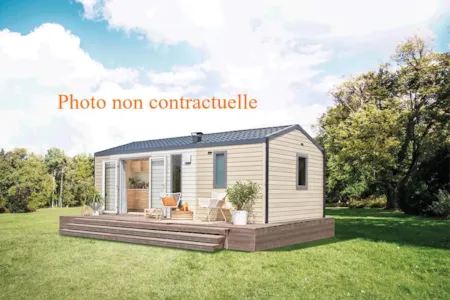 Accommodation - Mobile-Home Bahia Family 27M² - 2 Bedrooms - Sheltered Terrace 11M² - Tv - Camping du Lac de Groléjac en Dordogne