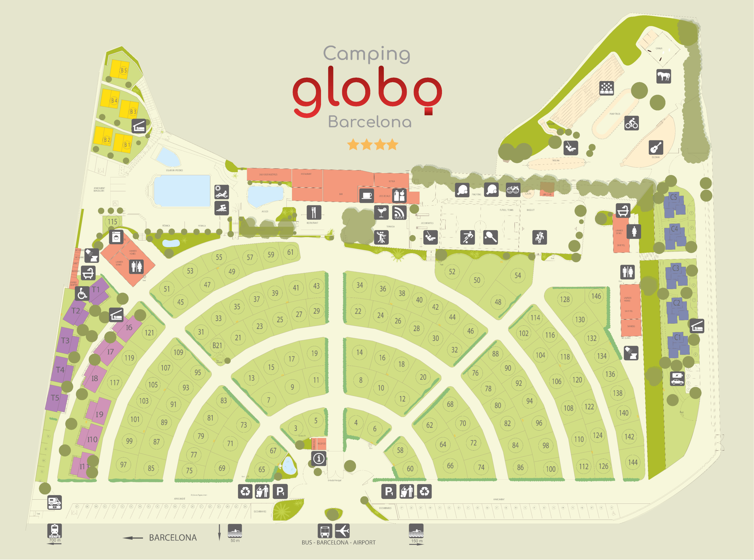 CAMPING GLOBO BARCELONA — Foto 2