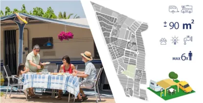 Piazzola Master (90M²): Auto + Roulotte/Camper + Elettricità + Acqua