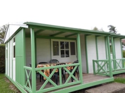 Huuraccommodatie(s) - Chalet Pin Gitotel 35M² - Camping Les Pinasses
