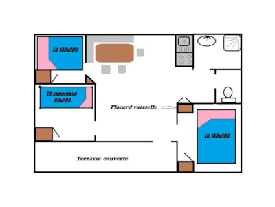 Chalet PIN Gitotel 35m² — 7