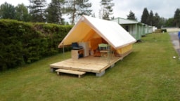 Huuraccommodatie(s) - Bungalowtent La Canada 12 M² (Zonder Privé Sanitair) - Camping Les Pinasses